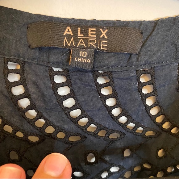 Alex Marie Lace Cut Out Tank Dress - Picture 2 of 7